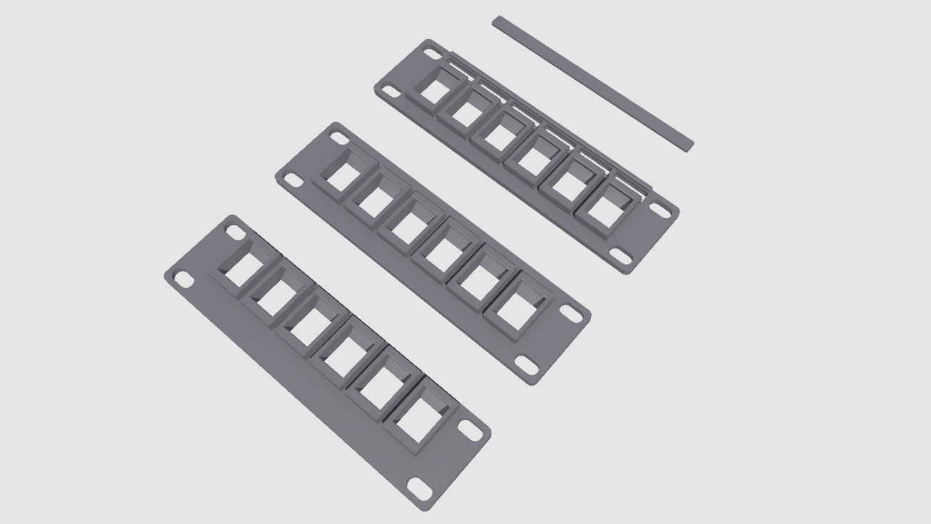 6.5 inch Keystone Patch Panel