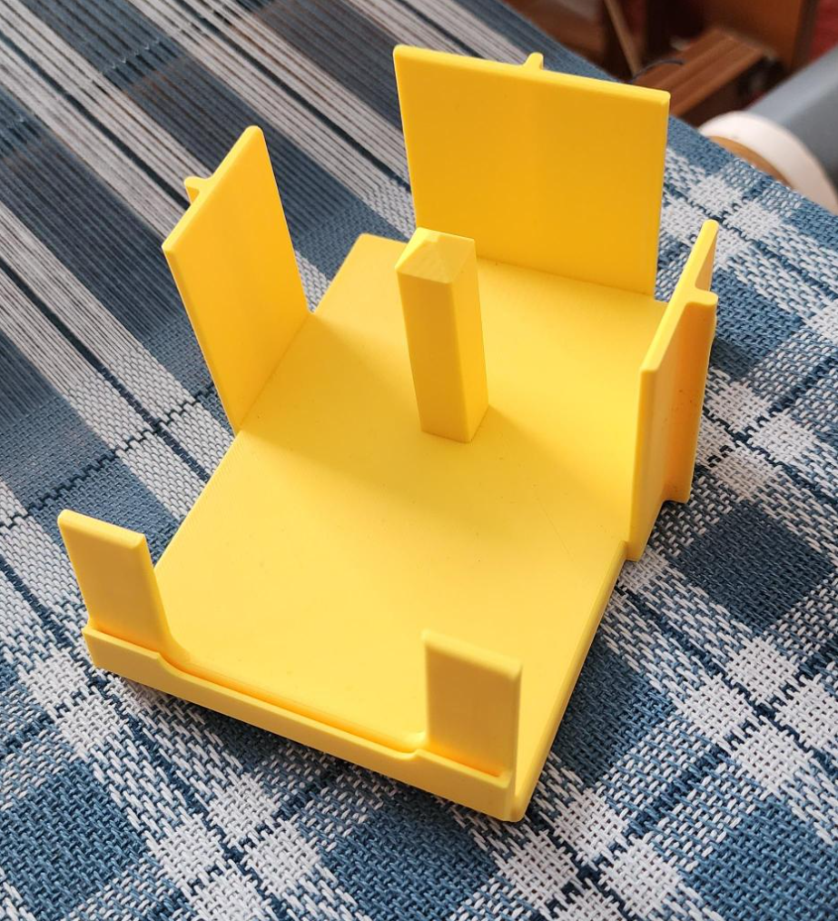 Support for card weaving