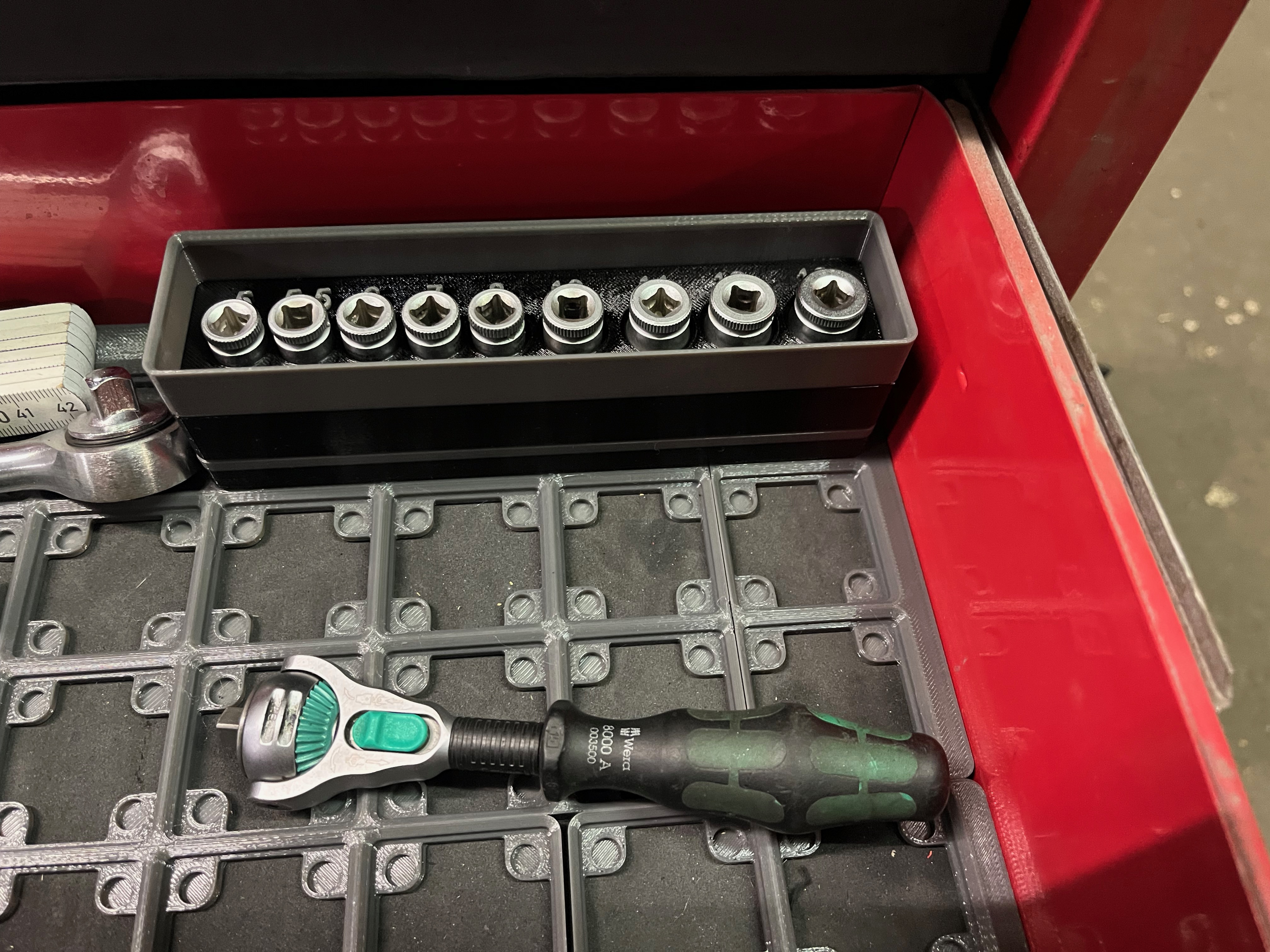 Gridfinty Wera 1/4 Nuts 5 to 13 from Set