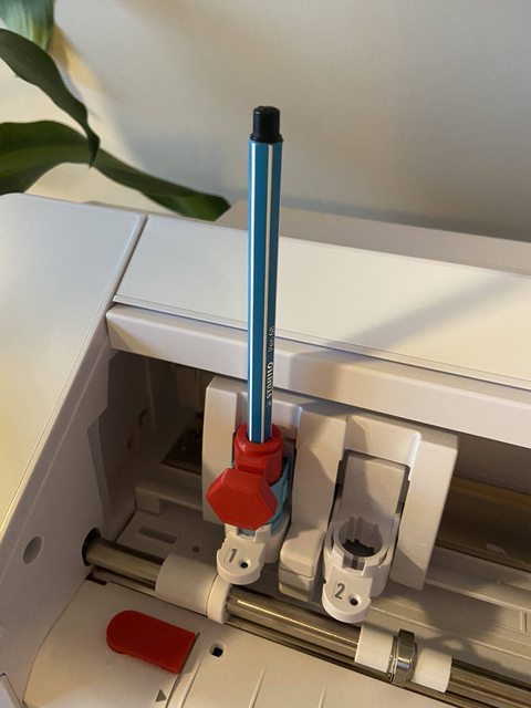 Stabilo pen adaptor for Silhouette Cameo 4 3D printed Pen Holder