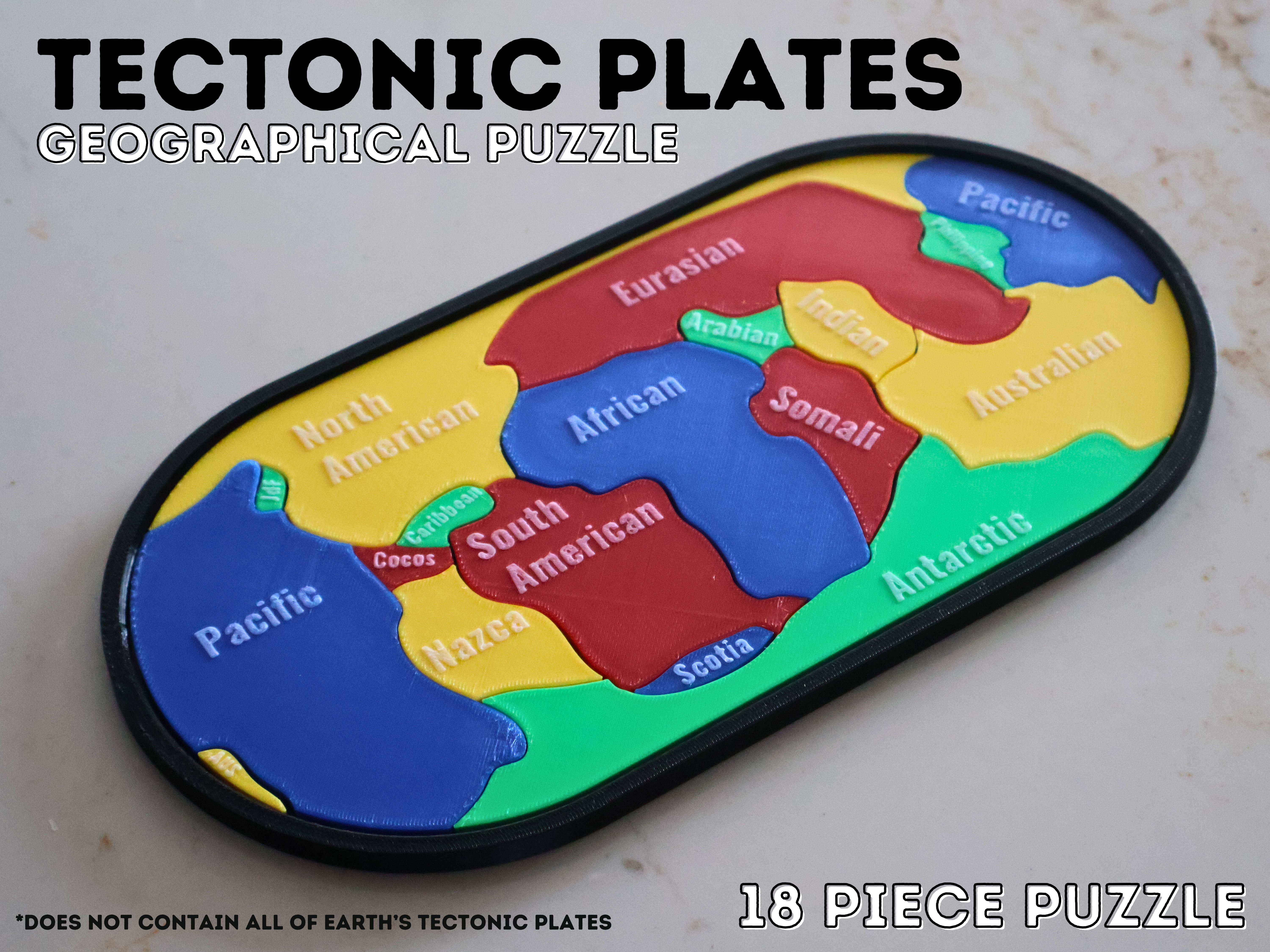 Earth's Tectonic Plates Puzzle