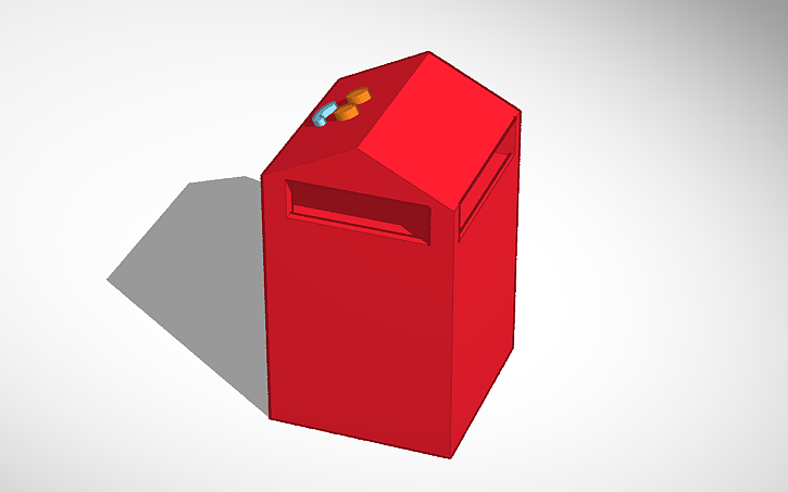 Happy mail box robot