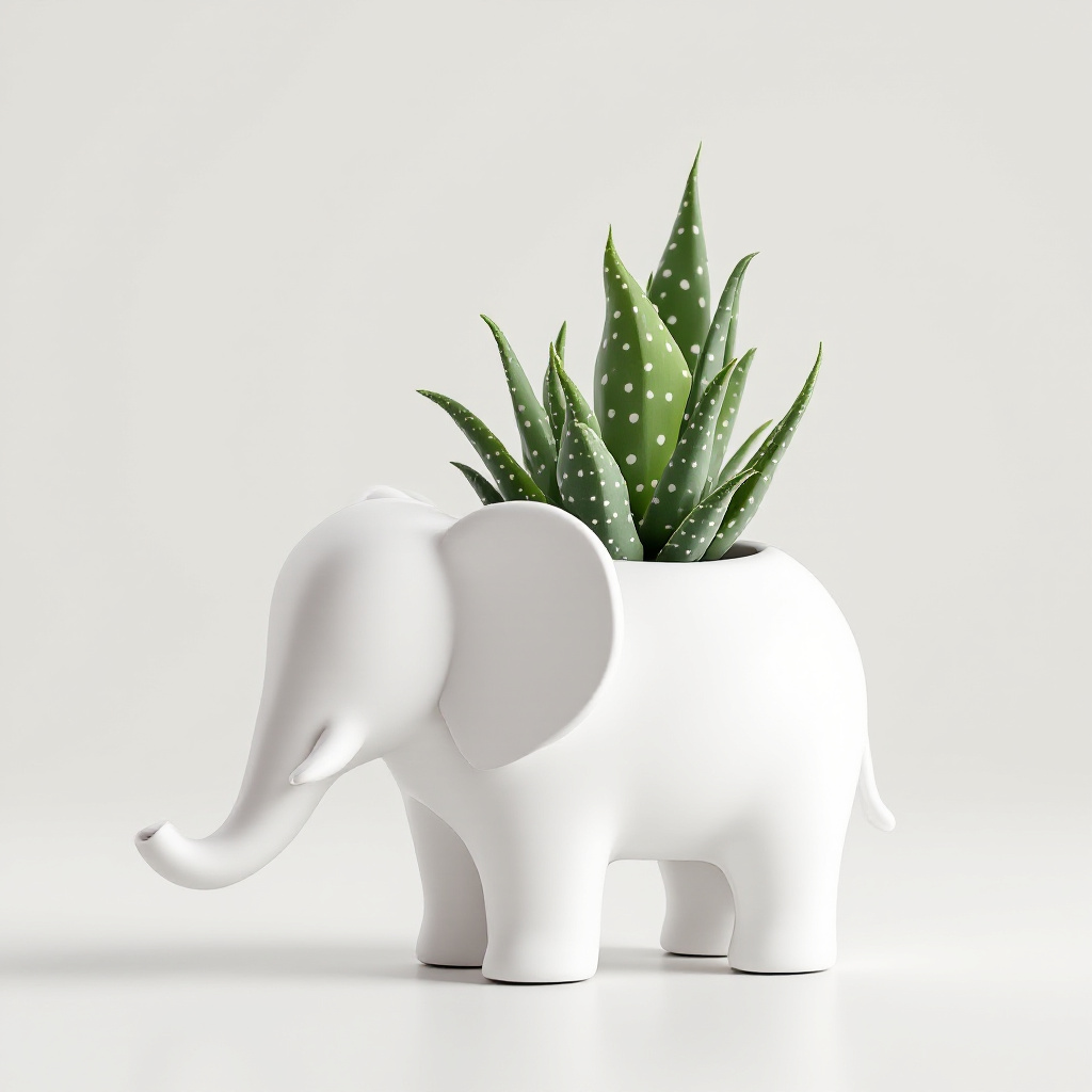 Elephant Flower Pot – Unique Vase & Decoration for Your Home!