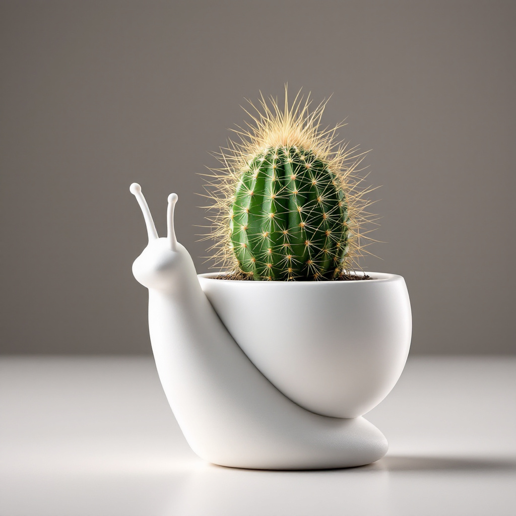 Cute Snail Planter – Decorative Pot & Vase