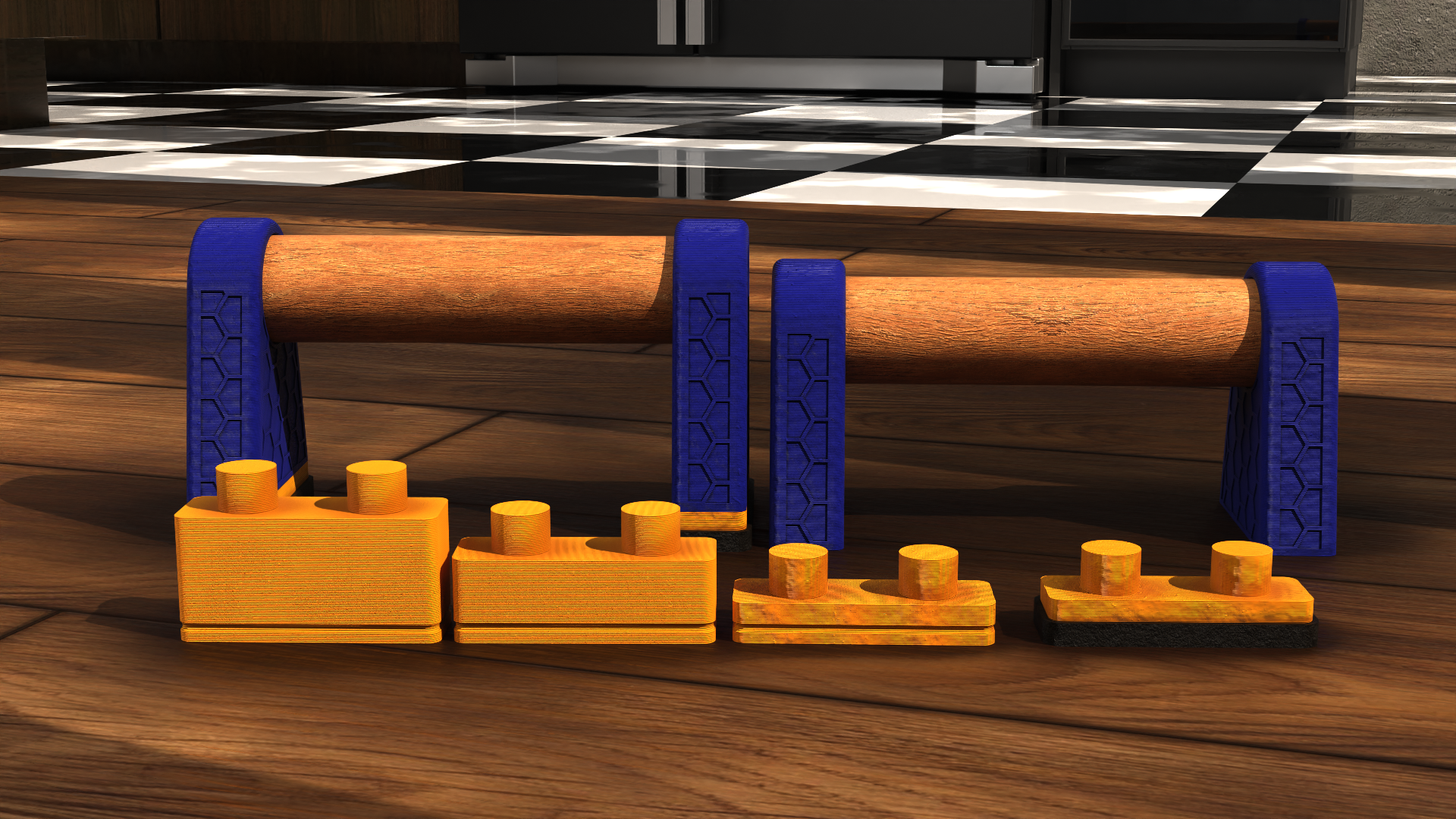 Adjustable Pushup bar(Updated) — miniatura 2