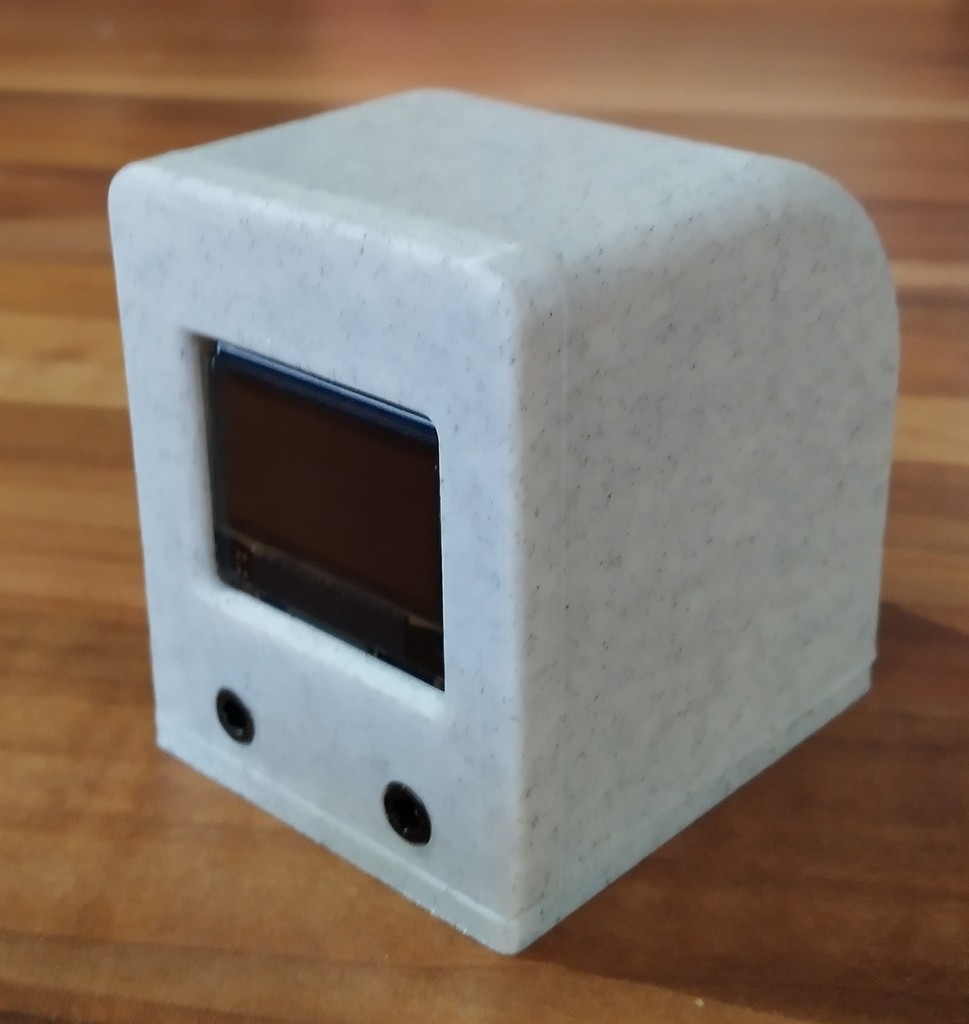 Octoprint monitor weather station esp8266 D1 mini ssd1306 bme280 case