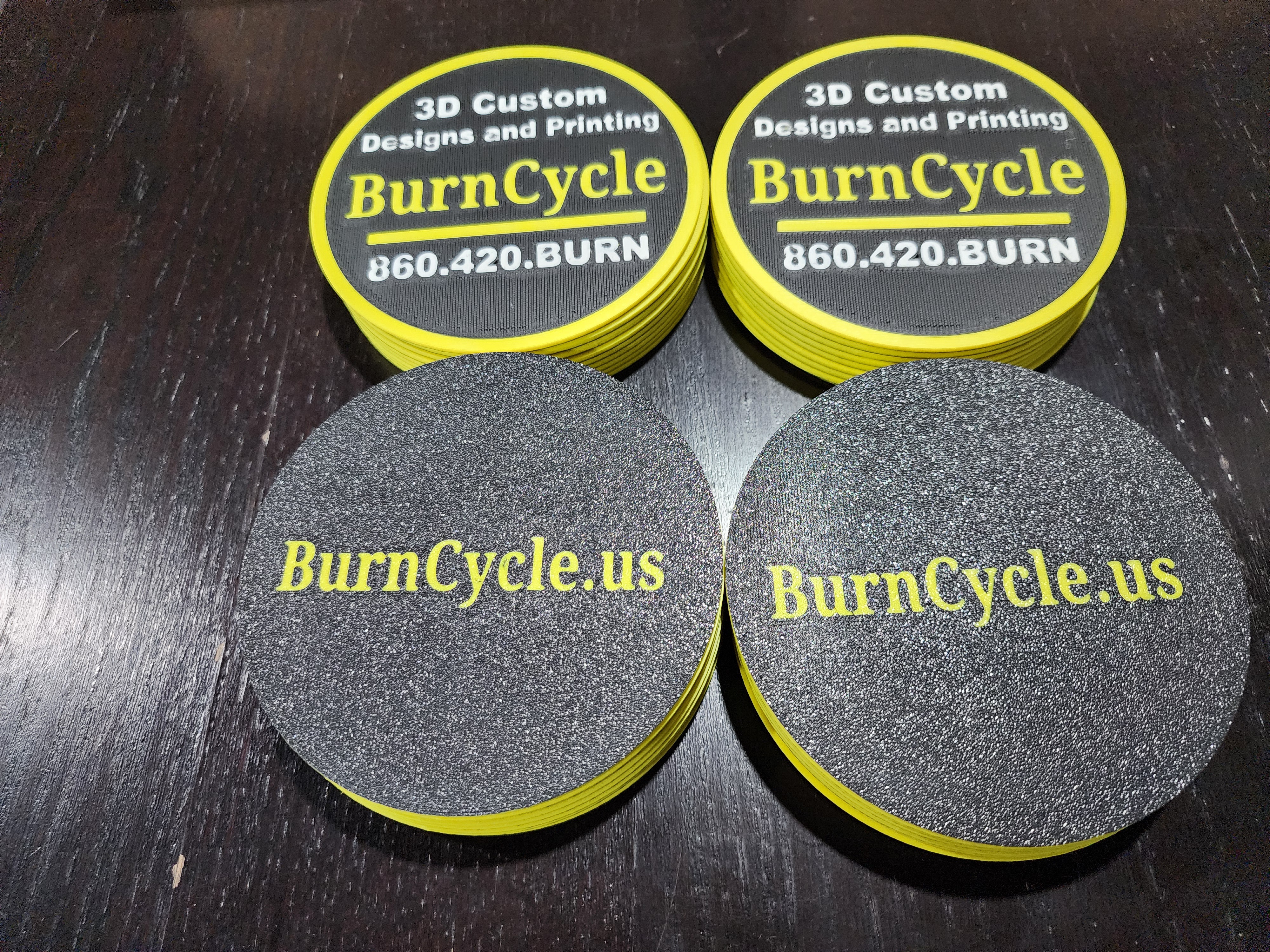 COASTERS! Blank 2 Sided Coaster for Business, Personal, Sports, and More!