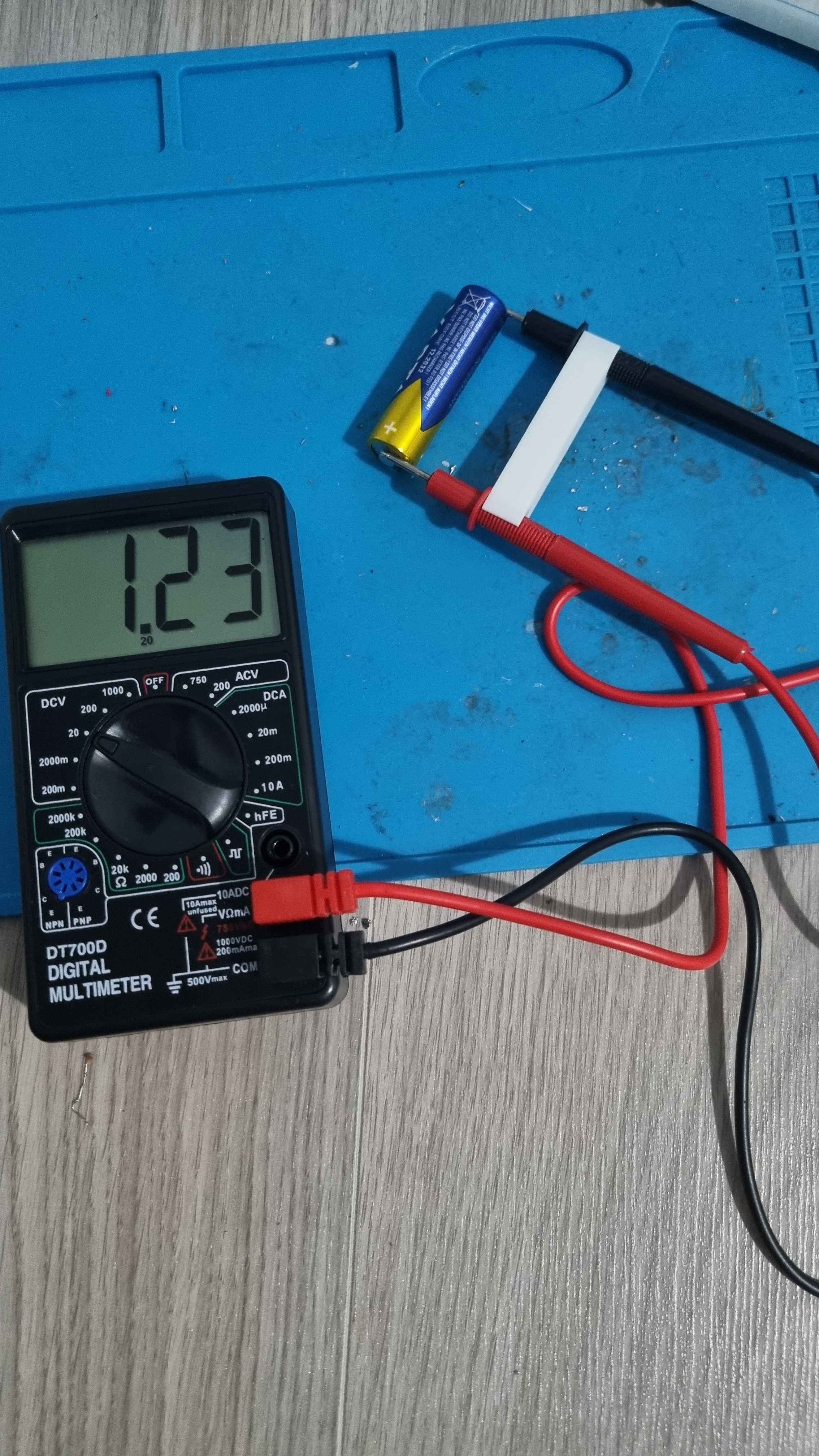 multimeter to battery checker adapter