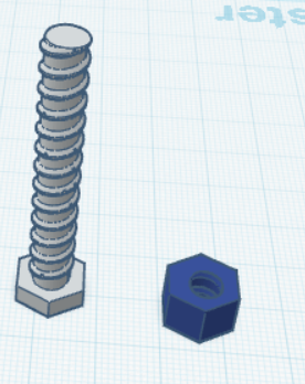nut and bolt fidget toy