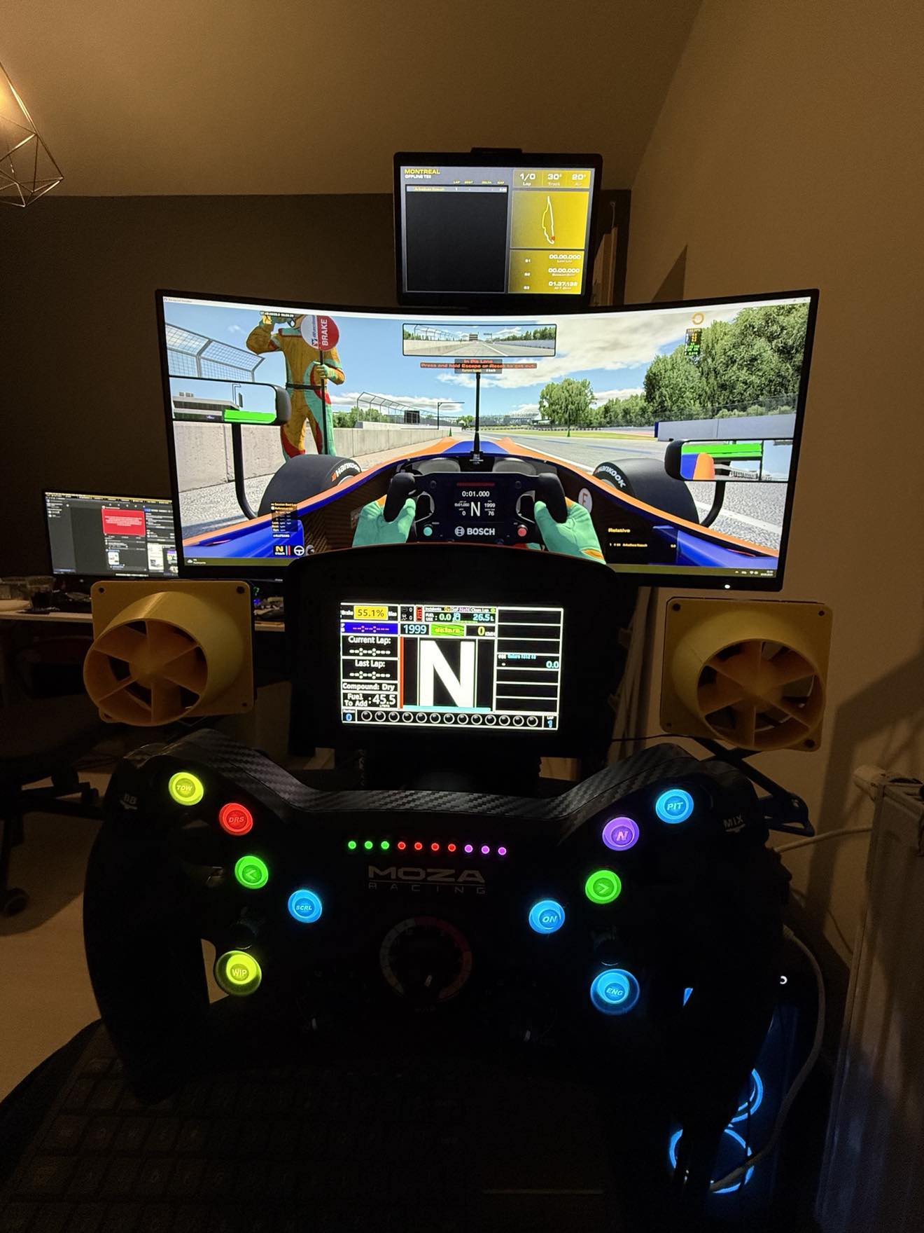 Moza Mount for DDU Simracing (VoCore 6.8in)