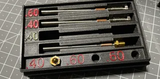 Slot for 3 v6 style nozzles for "Yet another Nextruder Nozzle Box"