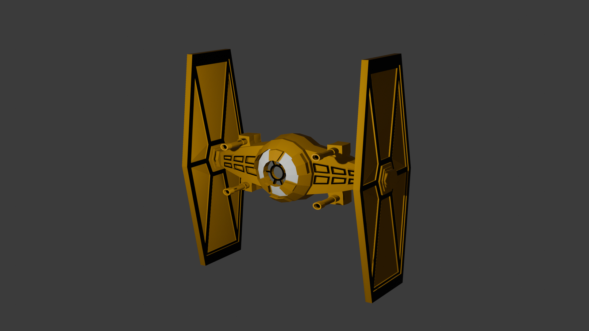 Tie Fighter with Big Guns