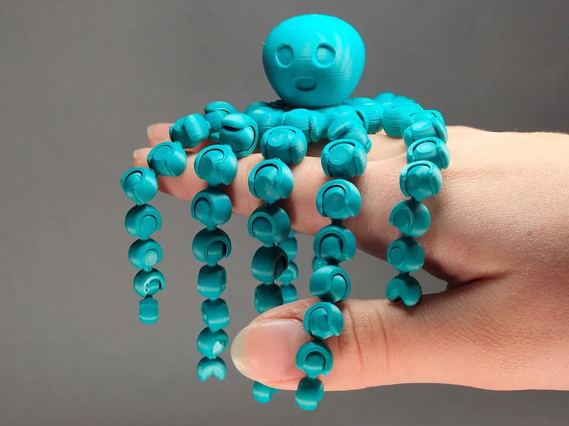 Cute articulated Octopus by Thorin Oakenshield | Download free STL ...