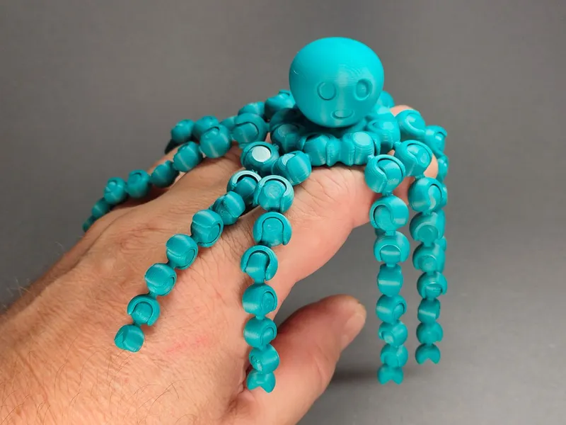 Cute articulated Octopus by Thorin Oakenshield | Download free STL ...