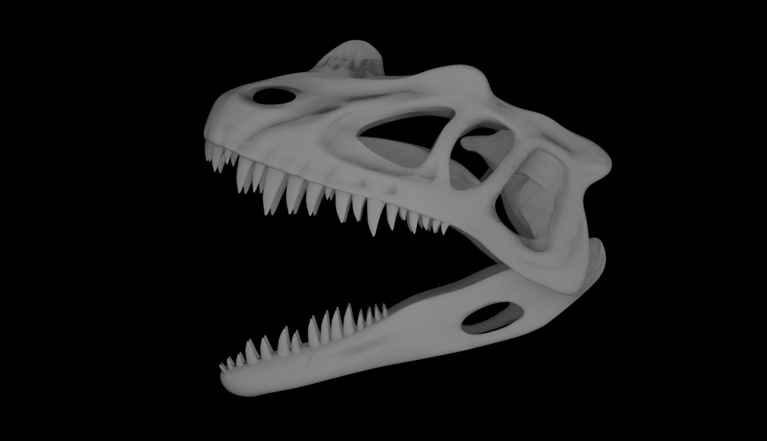 Miniatura 2 do modelo 3D Ceratosaurus Skull