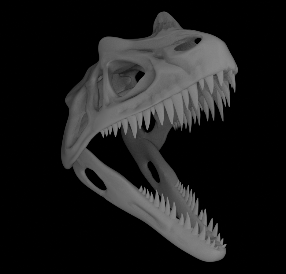 Miniatura 4 do modelo 3D Ceratosaurus Skull