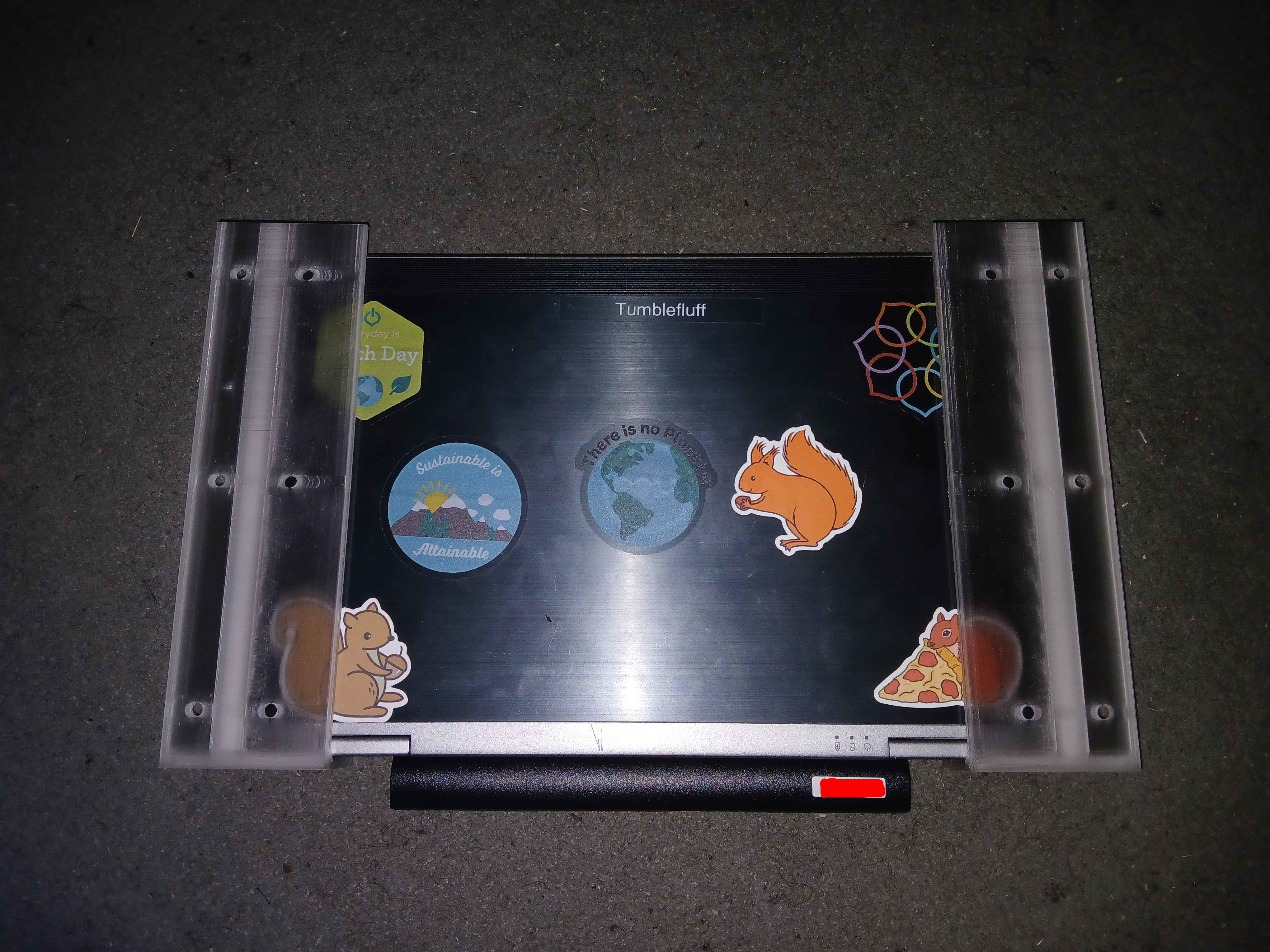 Under-Desk Laptop Holder