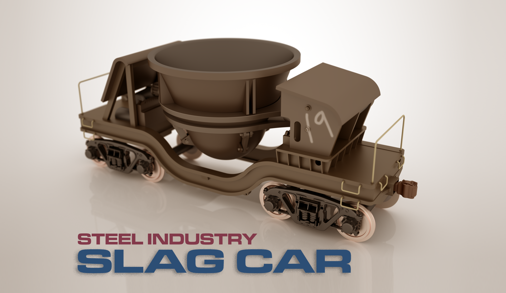 Steel Industry Slag Rail Car
