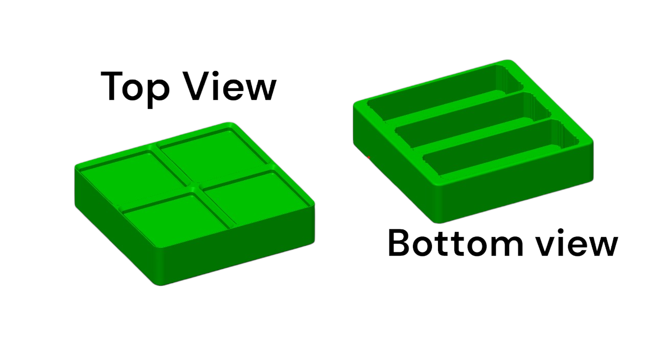 Miniatura 3 do modelo 3D Gridfinity Topper for Clamshell Boxes