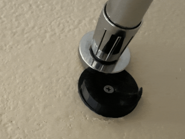 Secure Shower Rod Support – Simple & Effective