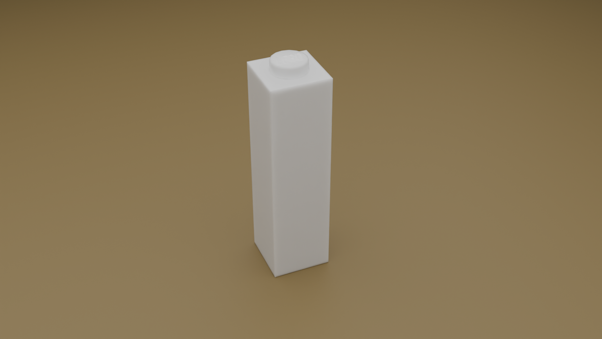LEGO name brick 1x1x3