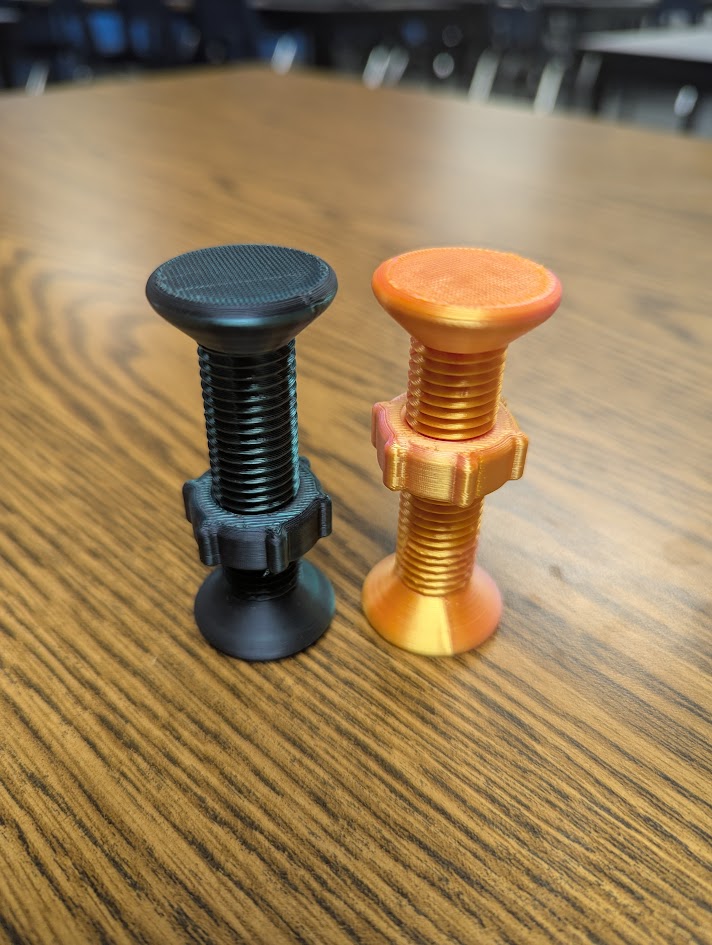 Miniatura 2 do modelo 3D Fidget Screw