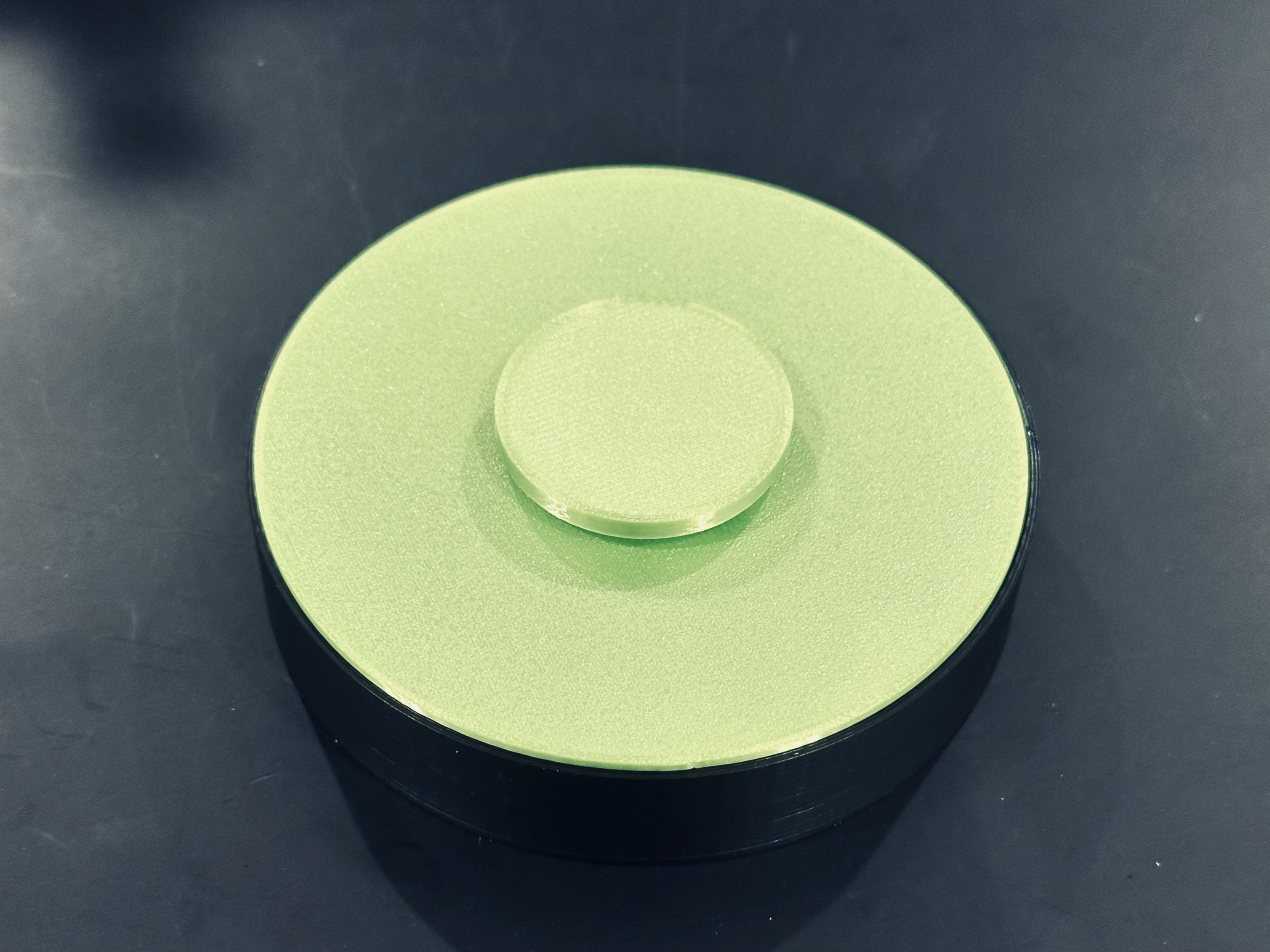 Cylindrical Storage Container with Screw Cap Lid