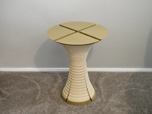 Orla End Table: Prints on any standard size printer