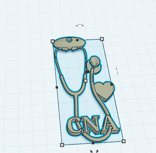 cna healthcare keychain