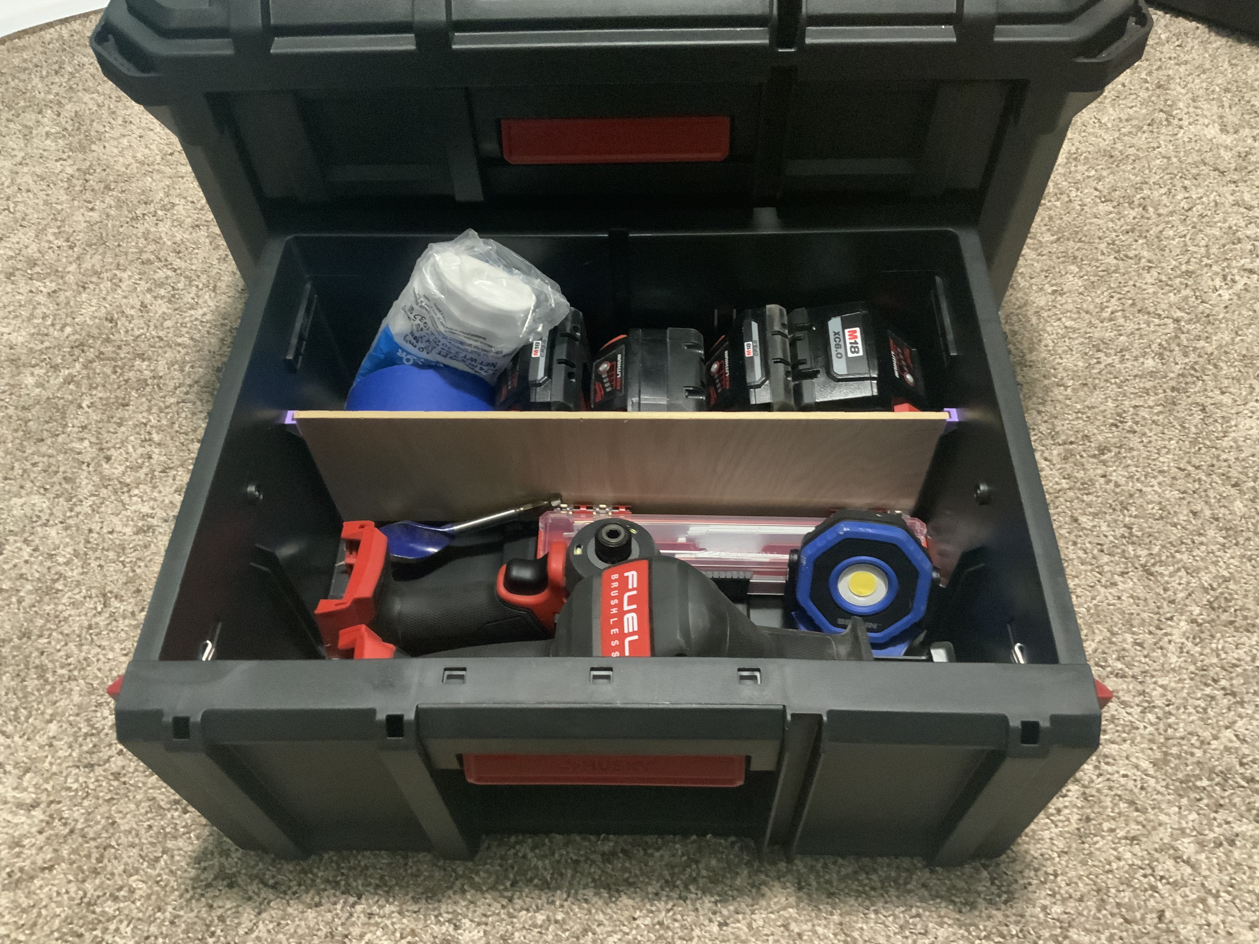 Husky Build-Out 2-Drawer Bottom Drawer Dividers
