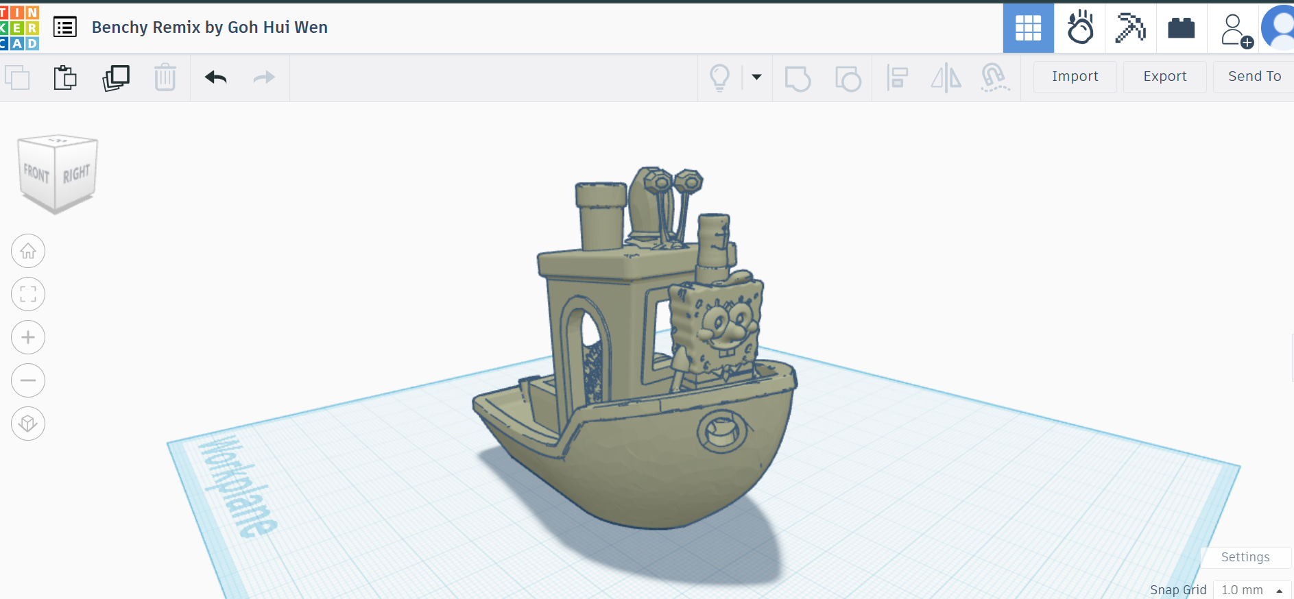 Spongebob Benchy