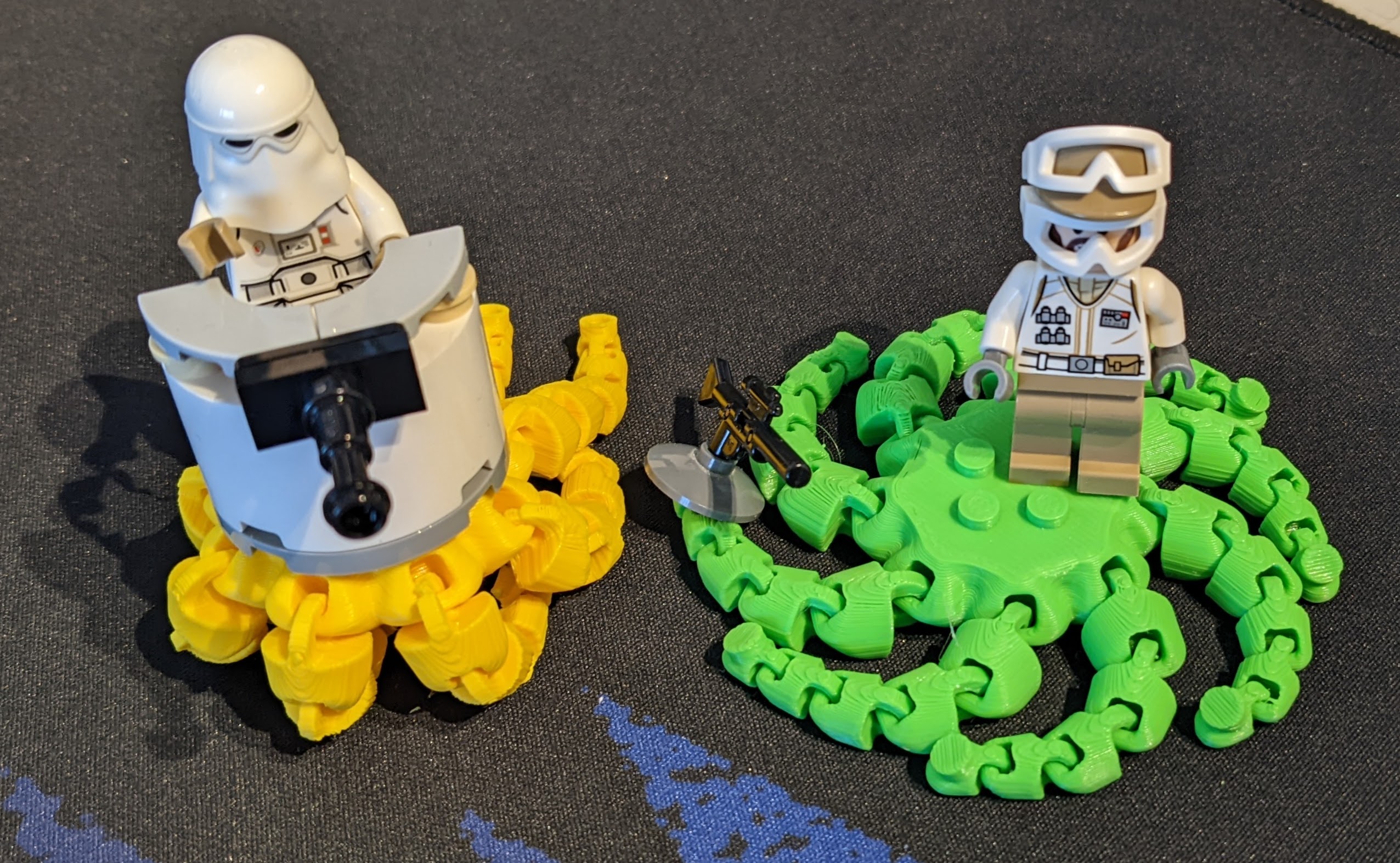 Lego compatible flexible octopus!