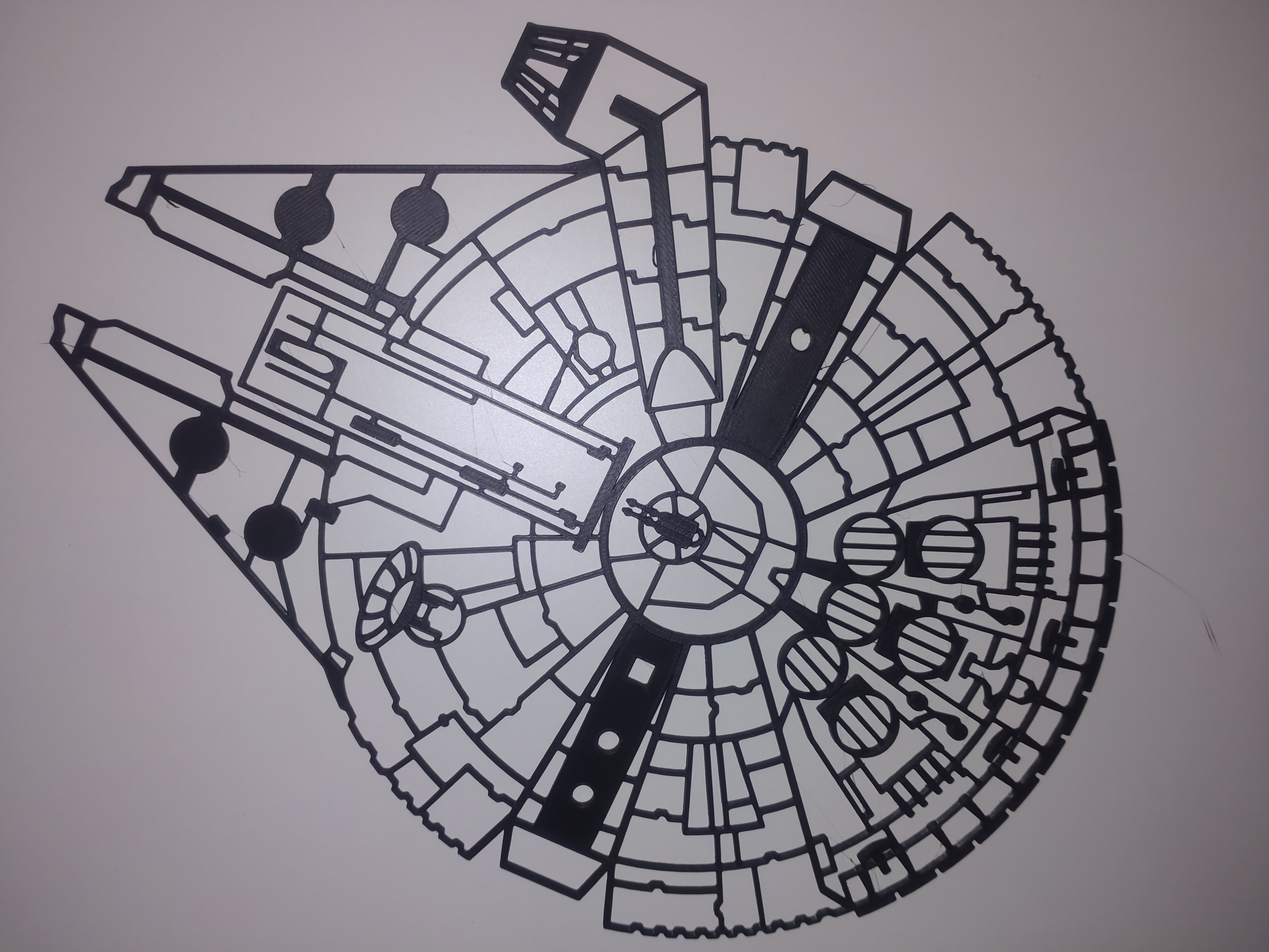 Star Wars Millennium Falcon Wall Decoration