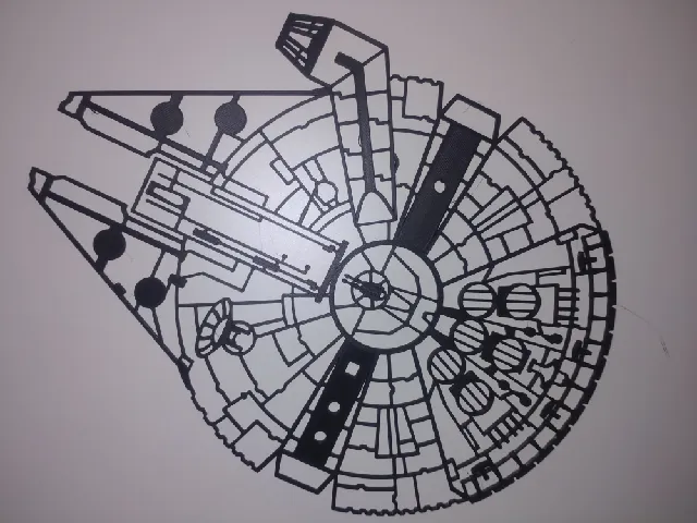 Star Wars Millennium Falcon Wall Decoration