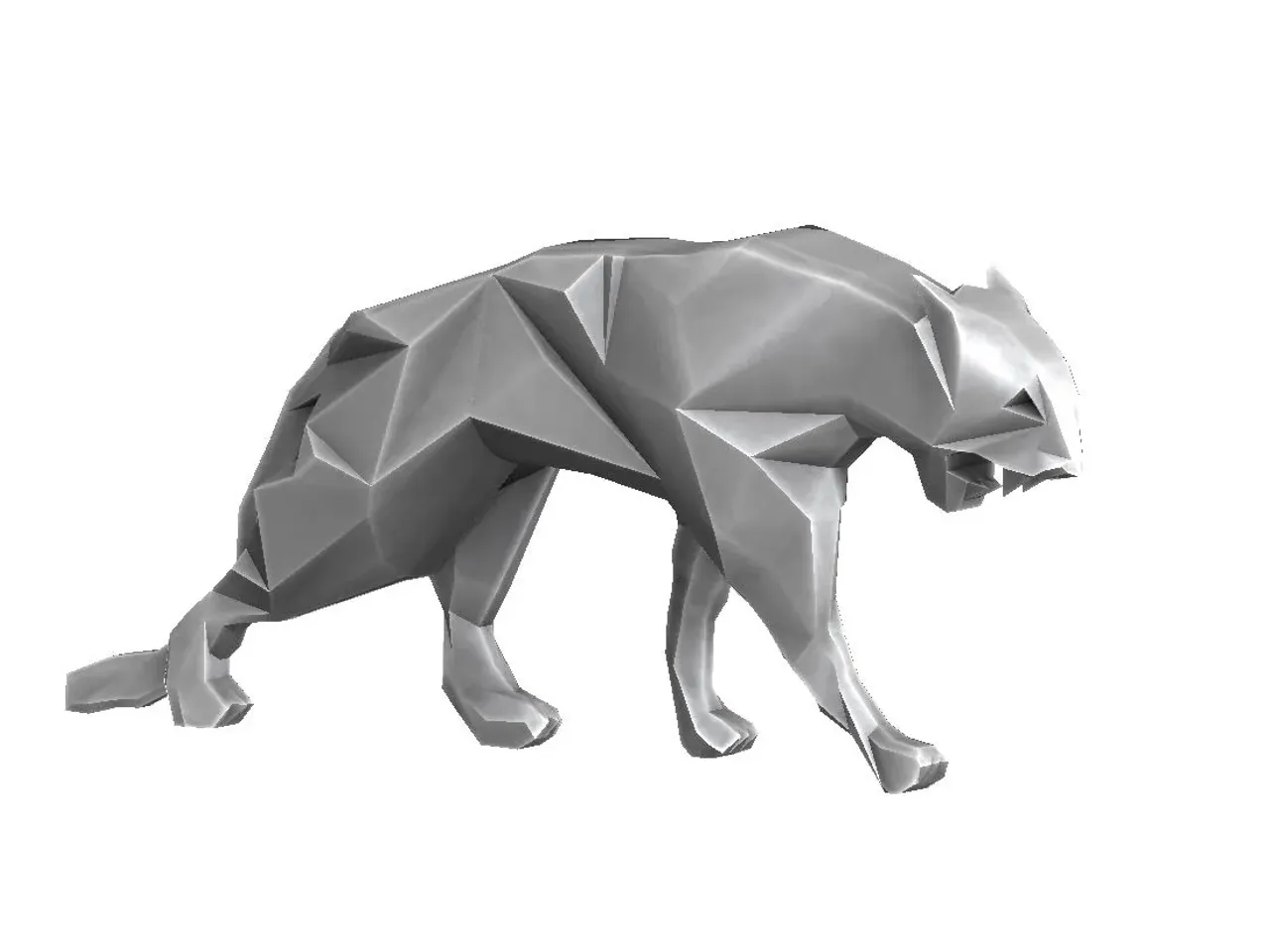 Panther low poly by Val | Download free STL model 