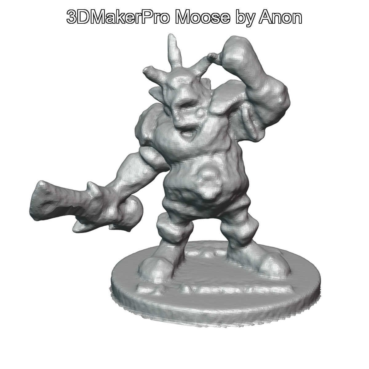 OpenScan Benchy - 3DMakerPro Moose