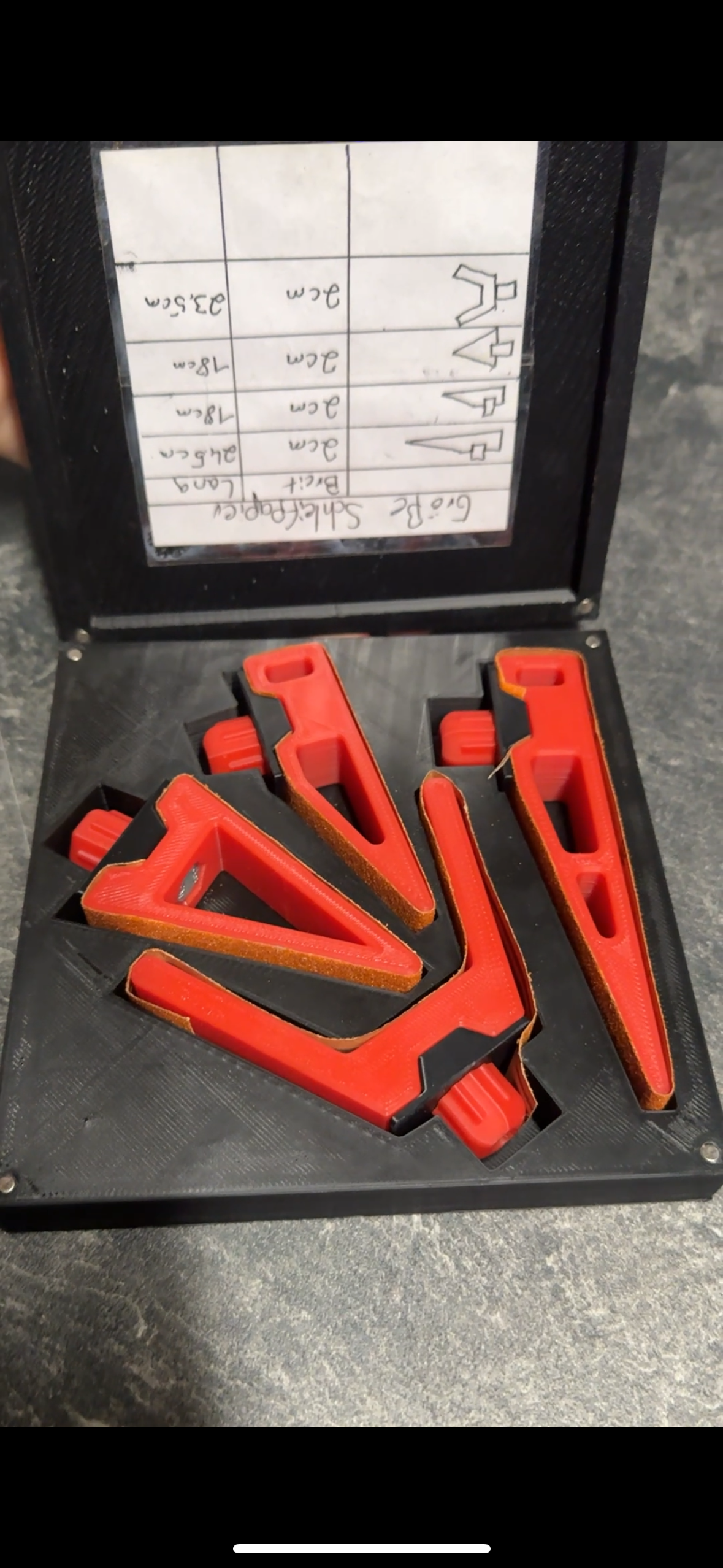 storage box for grinding set 3D model thumbnail
