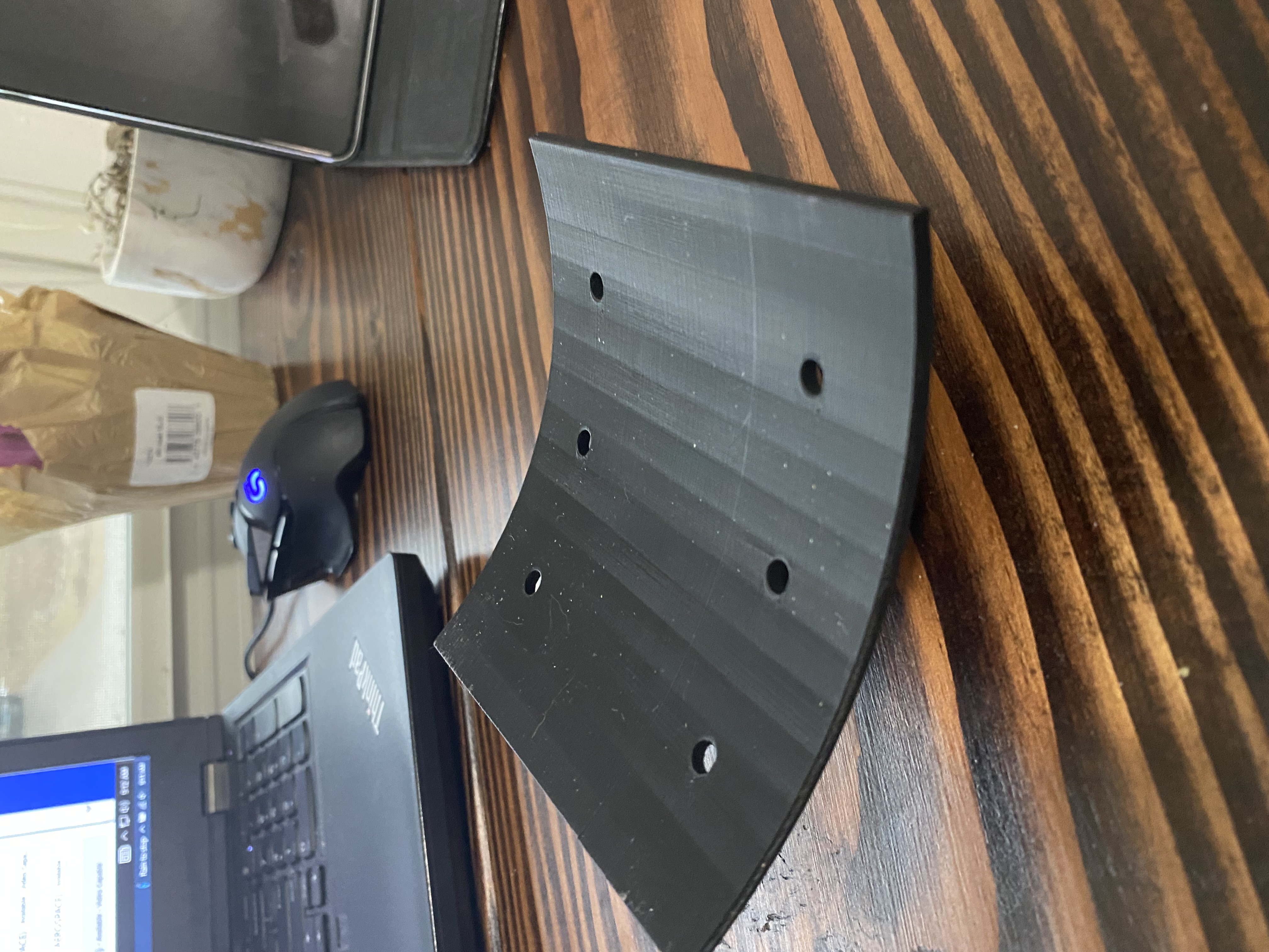 PVC cylinder mount