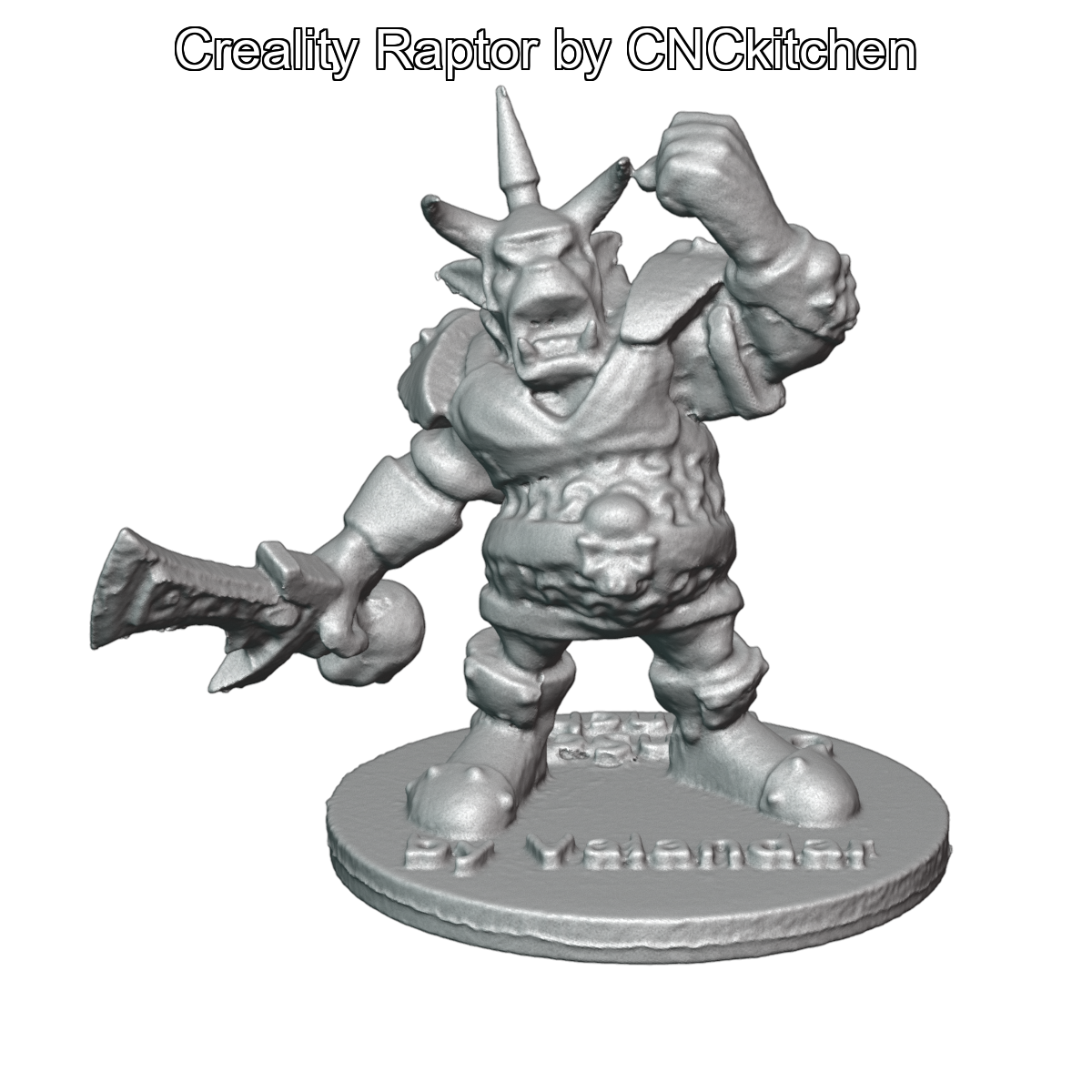 OpenScan Benchy - Creality Raptor by CNCkitchen