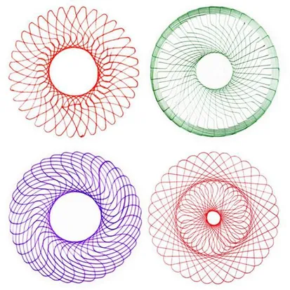 Spirograph set by V3Design, Download free STL model