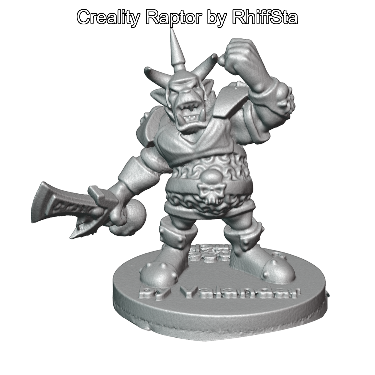 OpenScan Benchy - Creality Raptor by RhiffSta