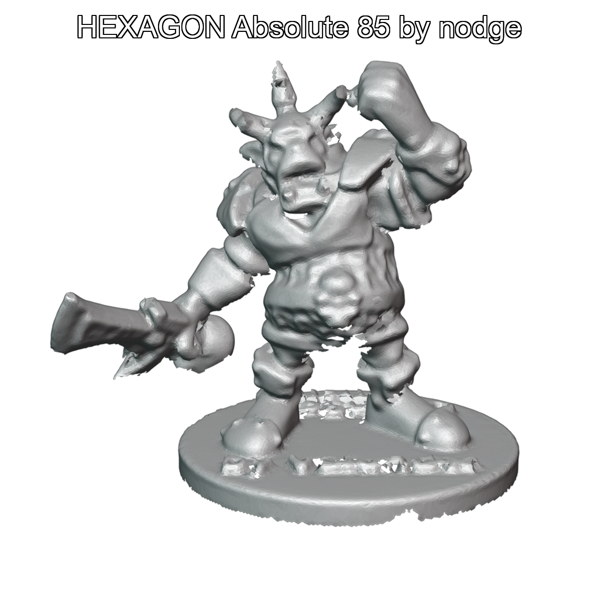OpenScan Benchy - HEXAGON Absolute 85 by nodge