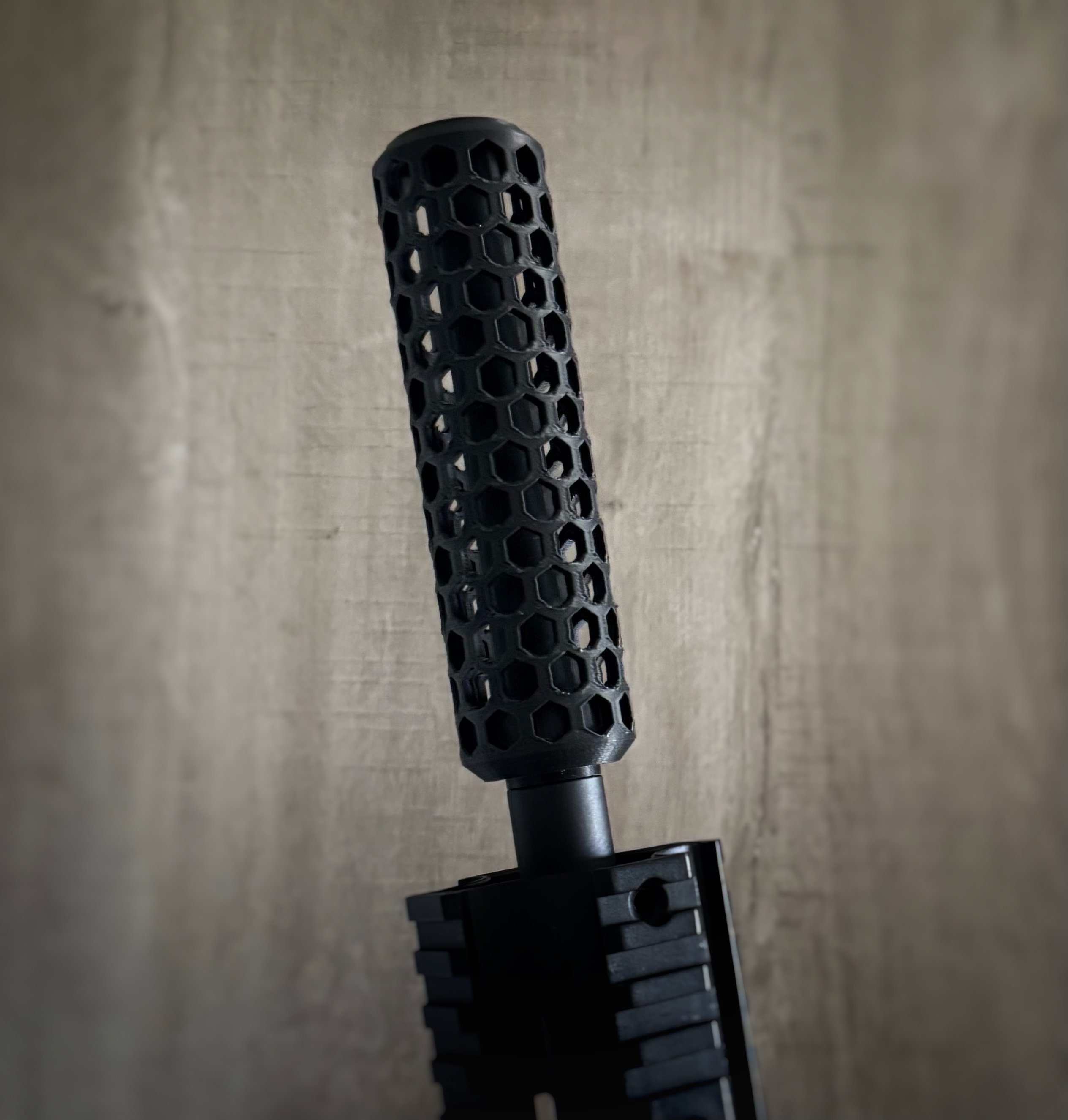 Honeycomb Suppressor (Fusion 360 file)