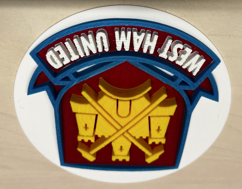 West Ham logo 4colors