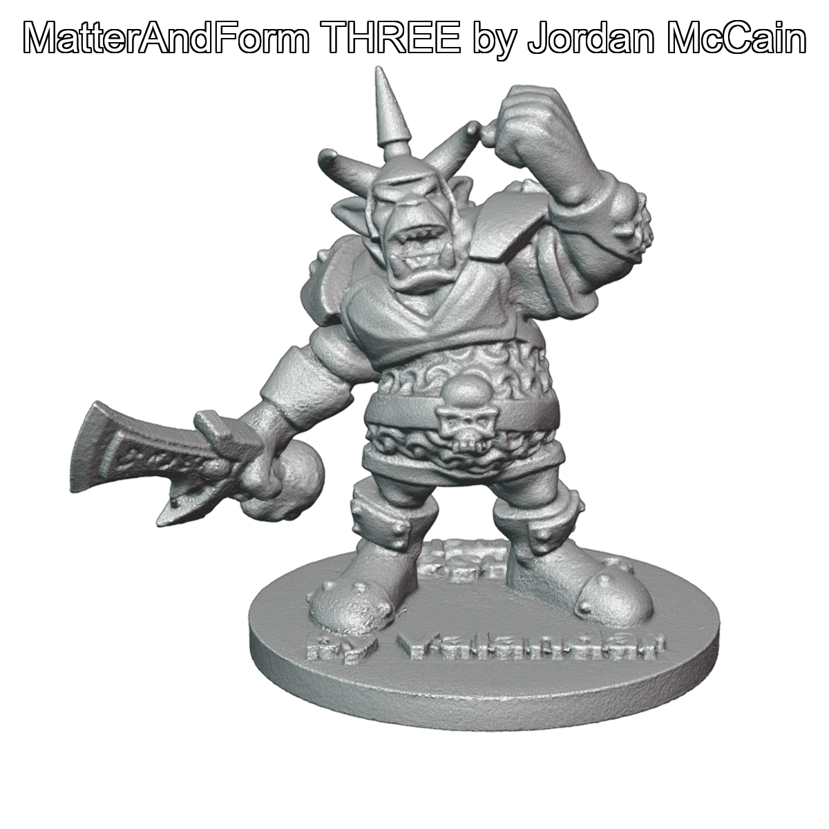 OpenScan Benchy - MatterAndForm THREE by JordanMcCain