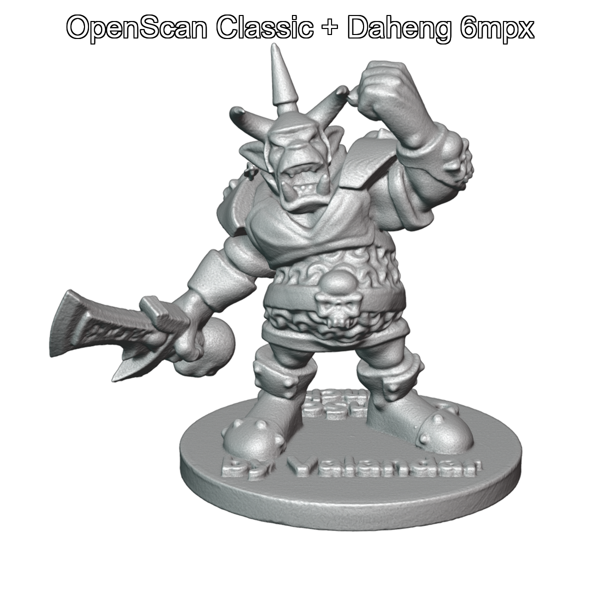 OpenScan Benchy - OpenScan Classic - Daheng 6mpx camera