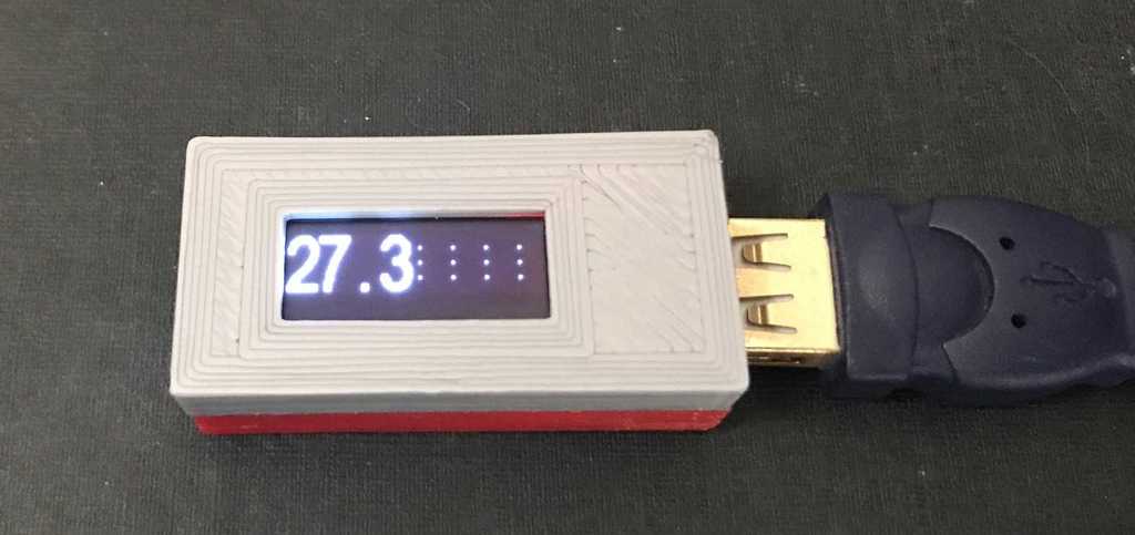 Case for DigiSpark, DHT12 and 0.91' Oled