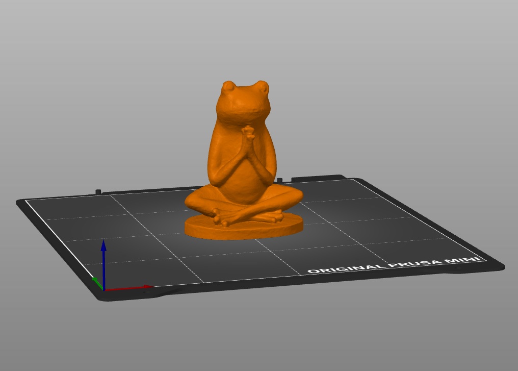 Praying Frog Statue — miniatura 3