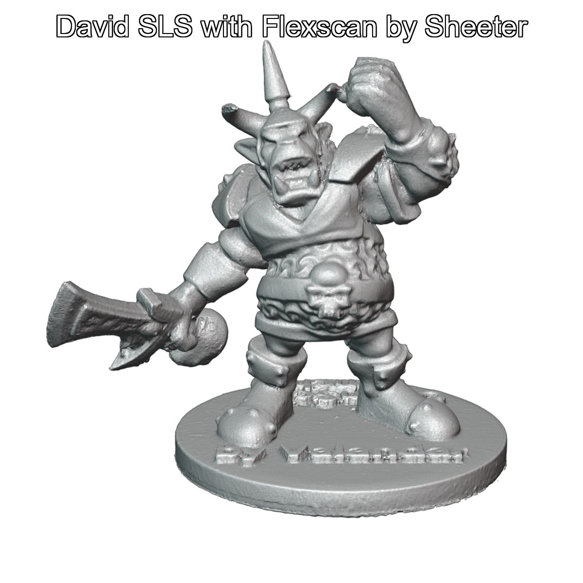 OpenScan Benchy - David SLS-2 by Sheeter