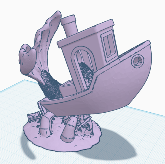 Shipwreck Mermaid Benchy
